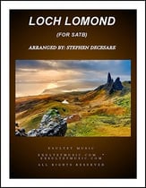 Loch Lomond SATB choral sheet music cover